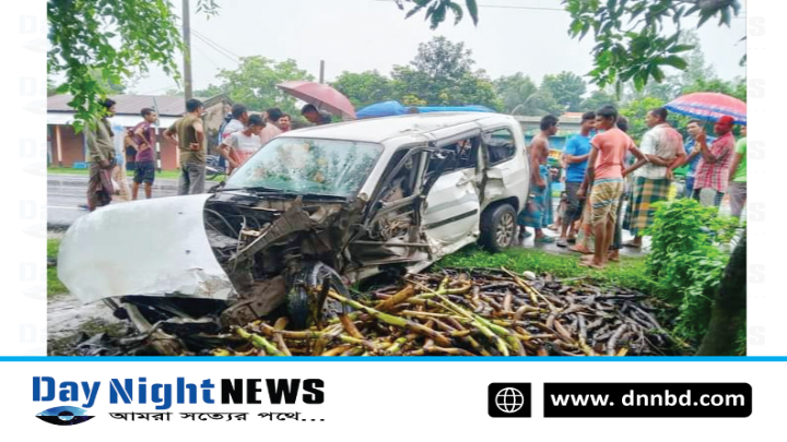 ফুলবাড়ীতে ট্রাক্টর-মাইক্রোবাস সংর্ঘষ পুলিশ কর্মকর্তাসহ আহত চার